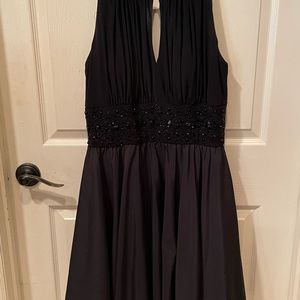 Black cocktail dress